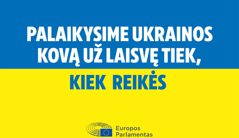 1000 dienų nuo Rusijos invazijos į Ukrainą pradžios – nesustokime remti